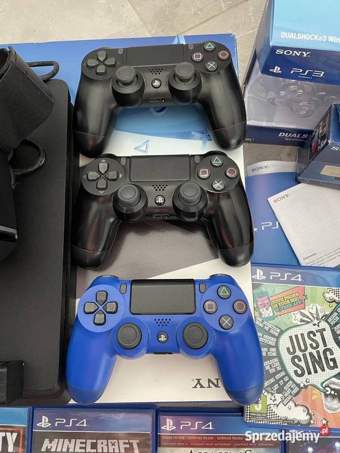 Sony 4 Slim 500GB Pady Kamerka Mikrofon Gry kujawsko-pomorskie Inowrocław