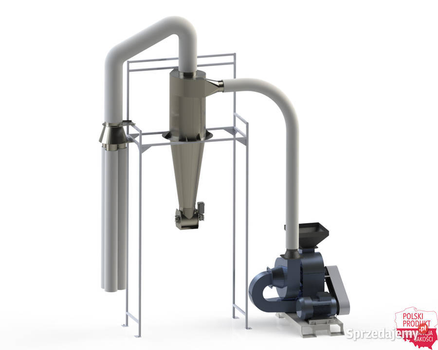 Młyn bijakowy do zrębki ŻUBR400 15 kW 400 h Poznań