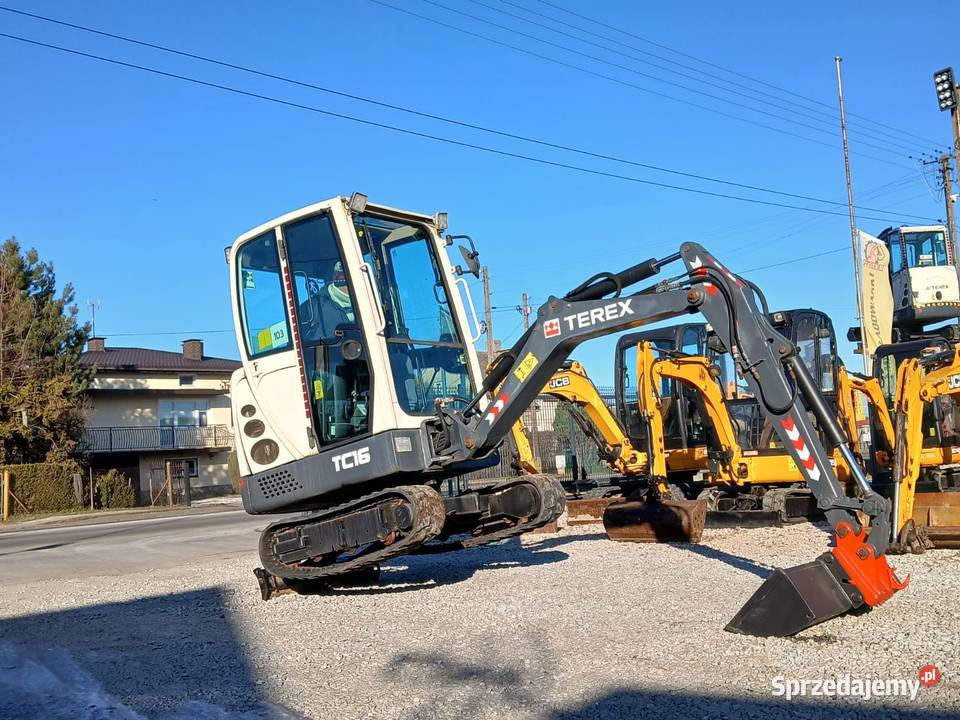Terex TC16 Mini koparka TEREX TC16 z 2014r ładna