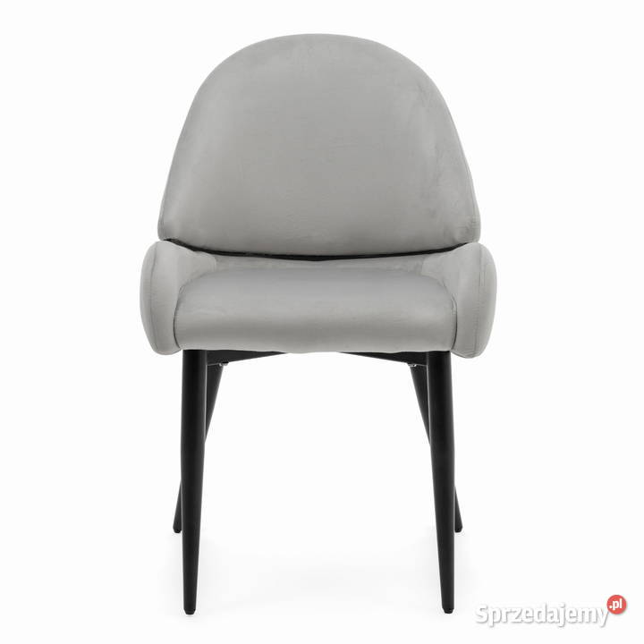 Krzesło Tapicerowane Bergamo Jasnoszare Wysyłka wielkopolskie Tarchały Małe