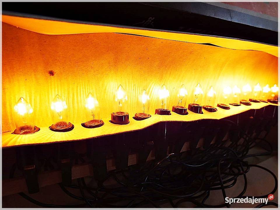 Kultowe lampki choinkowe Świeczki 16 z PRL w Żary