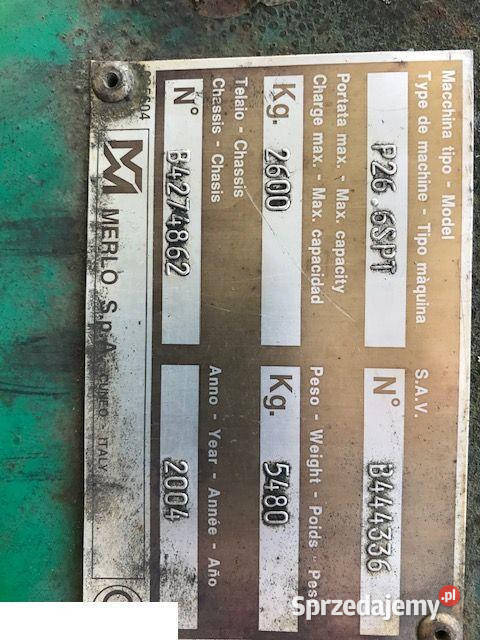 Rozdzielacz Hydrauliki Merlo P266 CZĘŚCI Jastrzębniki