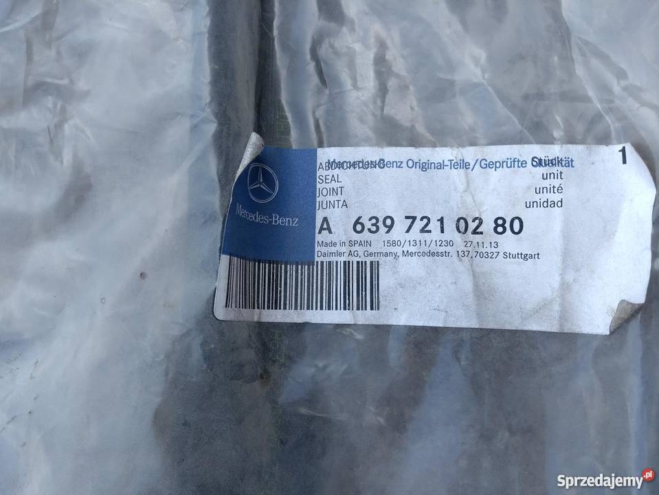 Mercedes Vito W639 uszczelka drzwi prawych Pilzno sprzedam