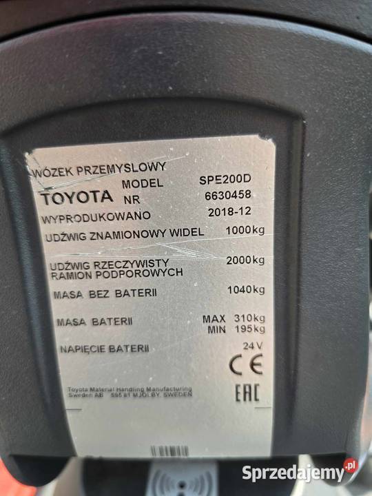 TOYOTA SPE200D 2018 POLSKI SALON TOYOTA Godziesze Małe