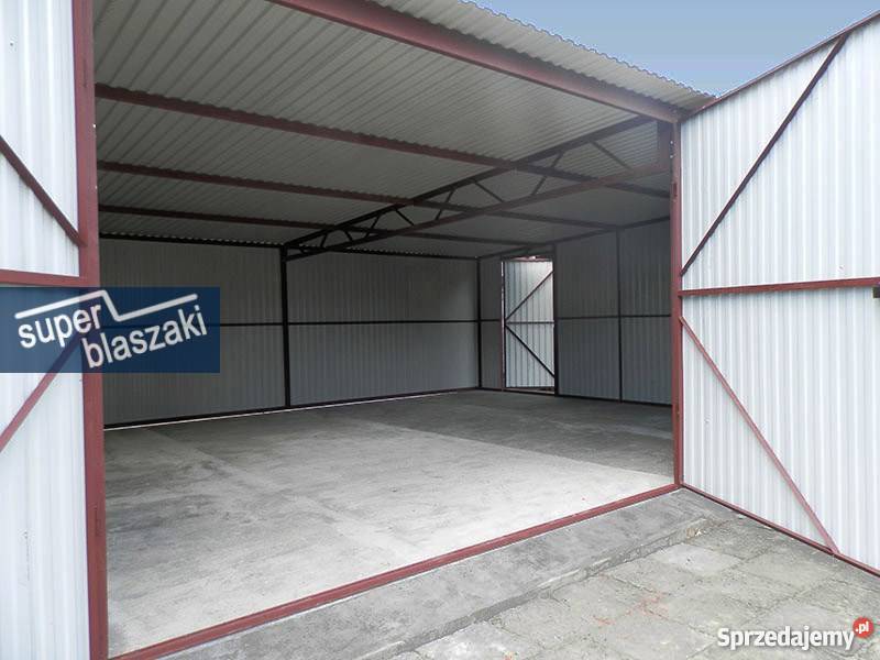 Garaże blaszane 6x5 blaszak dolnośląskie dowóz Wrocław