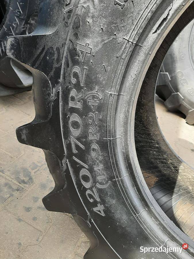 2x Opona używana rolnicza 42070R24 149R24 OZKA Opony rolnicze Zaścianki