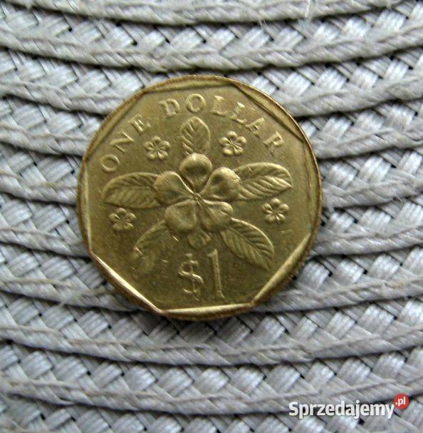 Singapur 1 Dolar 1988r wielkopolskie Kalisz sprzedam
