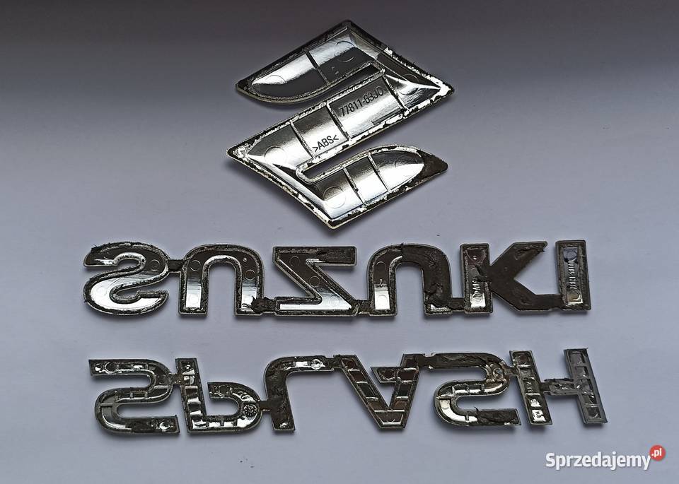 Napis emblemat Suzuki Splash Lipno