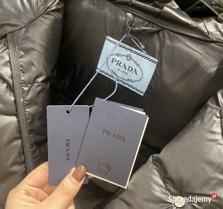Kurtka puchowa zimowa z kapturem Prada Renylon Rozmiar 36(S)