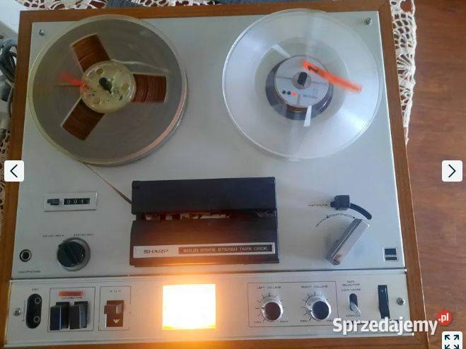 Magnetofon szpulowy Sharp Stereo Tape Deck Tychy