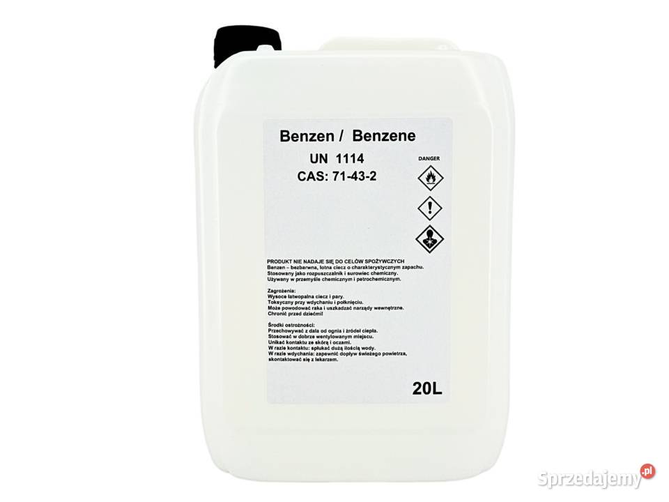 Benzen CZDA PURE BENZENE CAS 71432 Pozostałe Warszawa