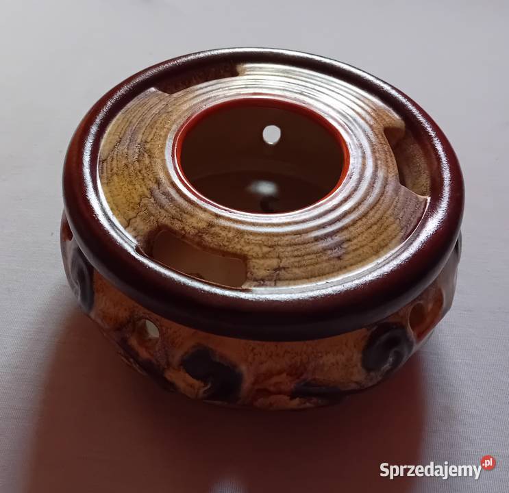 Ceramiczny podgrzewacz Grafenroda sygnatura z wielkopolskie Koźminek sprzedam