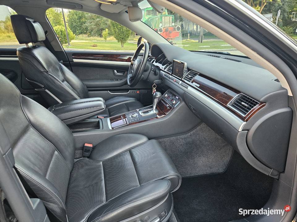 Audi A8 D3 Lang 2009 V8 42 FSI 350 LPG quattro światła LED Motoryzacja