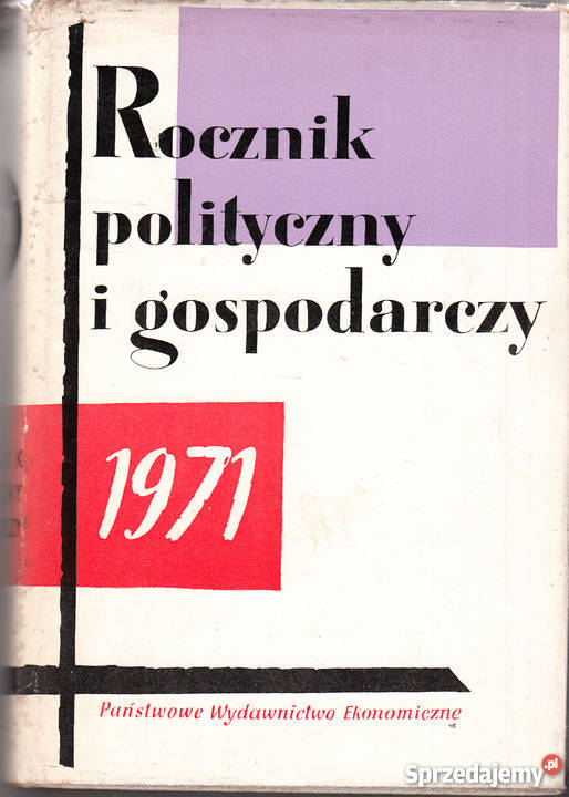 02672 ROCZNIK POLITYCZNY I GOSPODARCZY 1971 małopolskie Czyrna