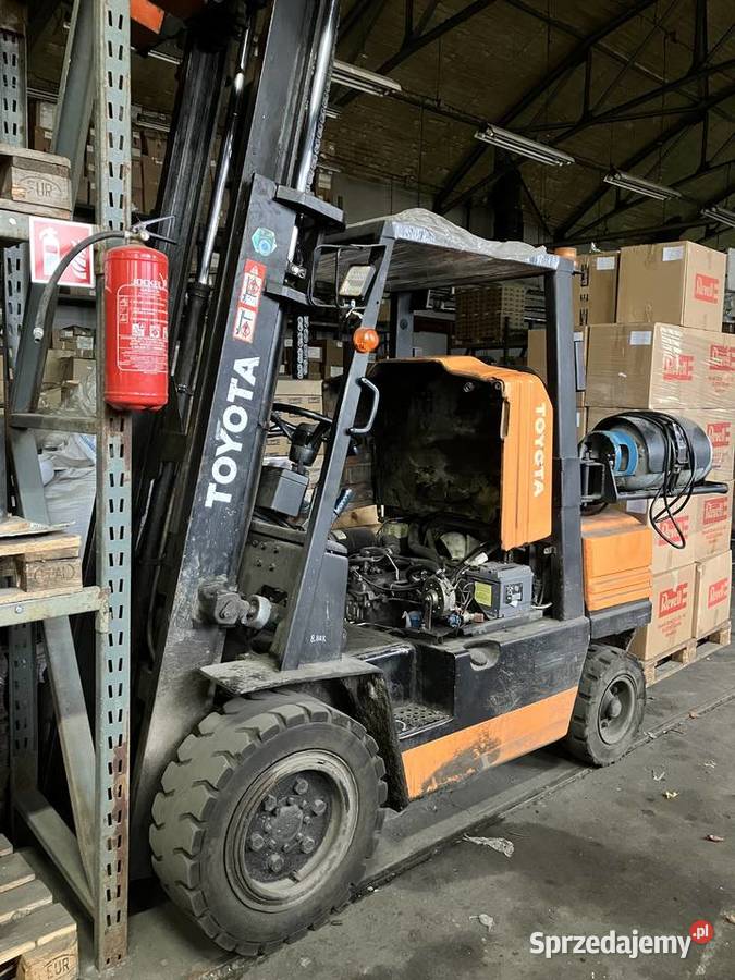 wózek widłowy TOYOTA uszkodzony silnik Bydgoszcz