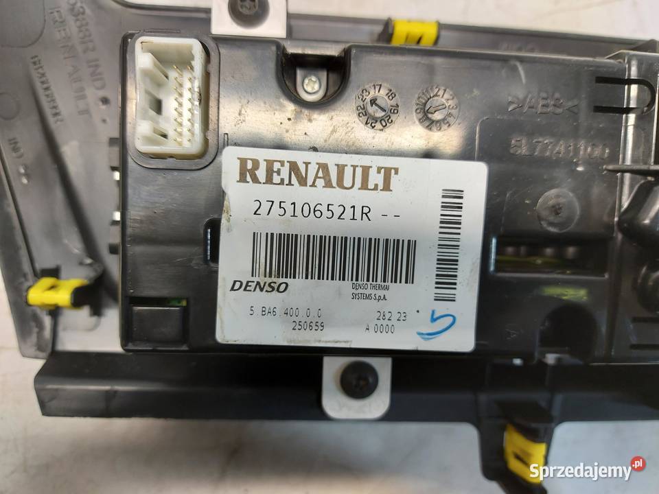 Renault Master III panel klimatyzacji nawiewu