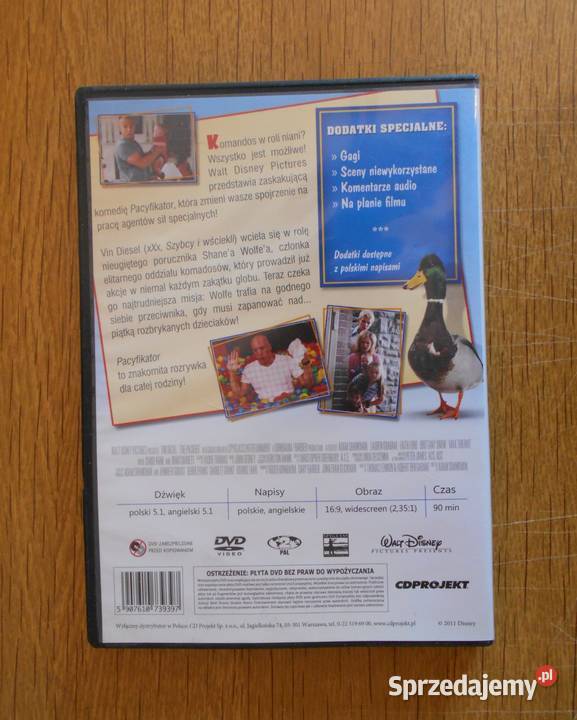 Adam Shankman Pacyfikator lektor Filmy sprzedam