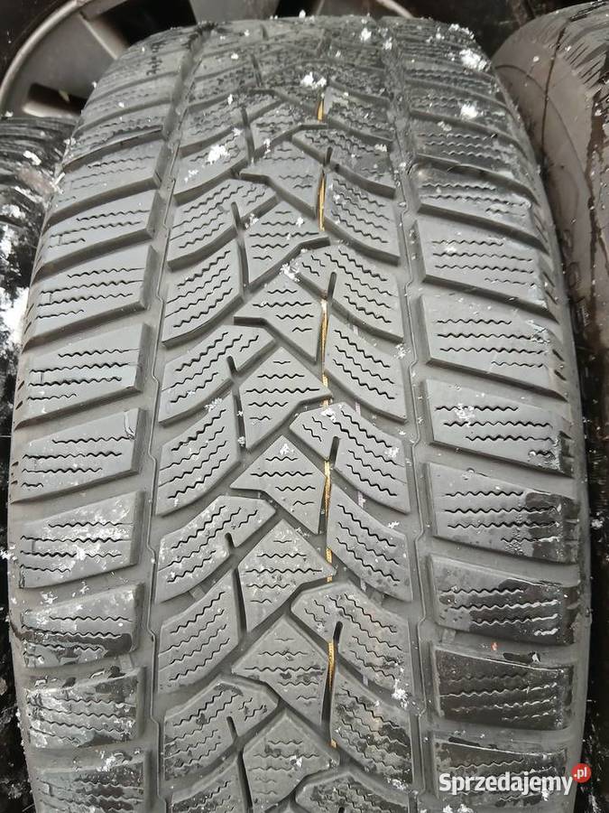 4x OPONY ZIMOWE 20555R16 Dunlop Winter Sport 6mm Szczerbice