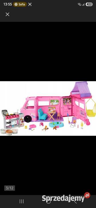LALKA BARBIE KAMPER MARZEŃ DREAM CAMPER auto FSC  Lubin