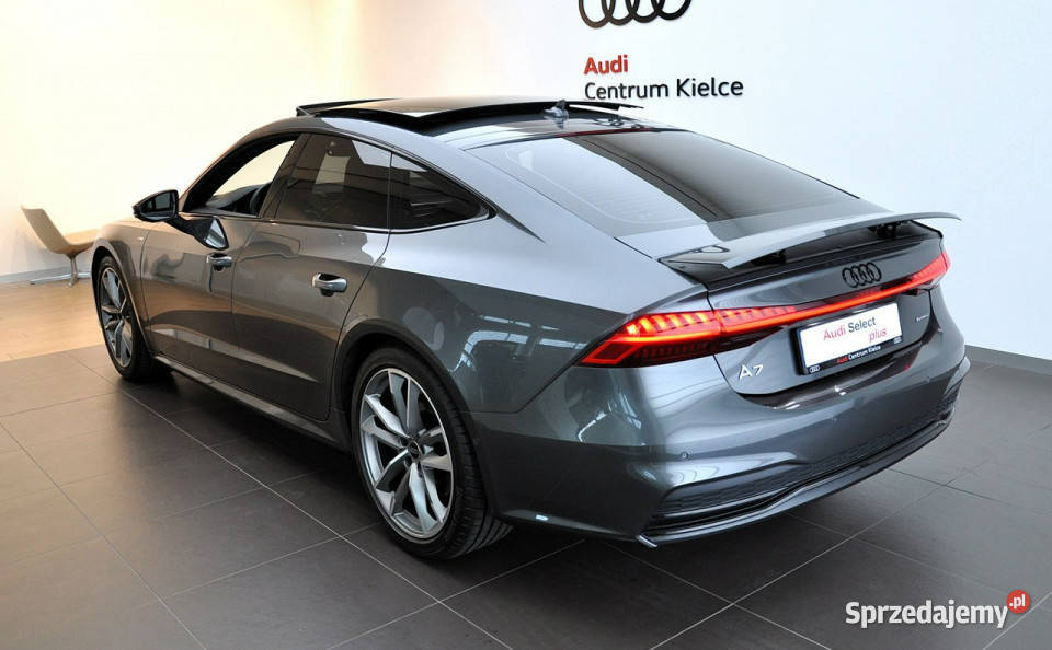 Audi A7 45TFSI Quattro Sline Virtual BO Matrix serwisowany w ASO Kielce