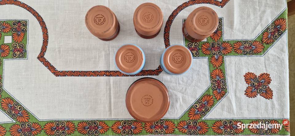 5 ceramicznych żaroodopornych kubków do grzanego Warszawa
