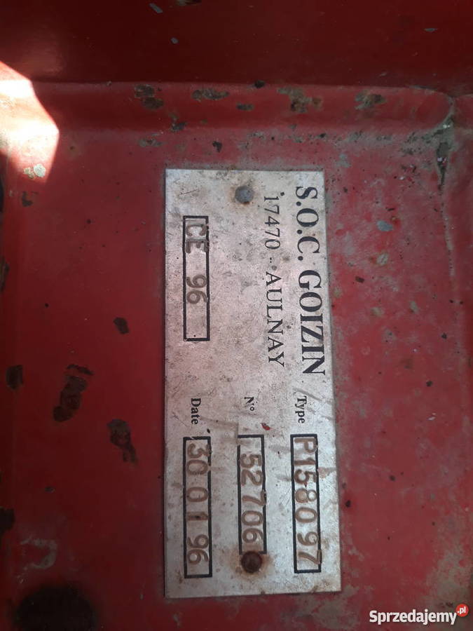 Pług obrotowy Goizin 5 obrotowe Modliborzyce