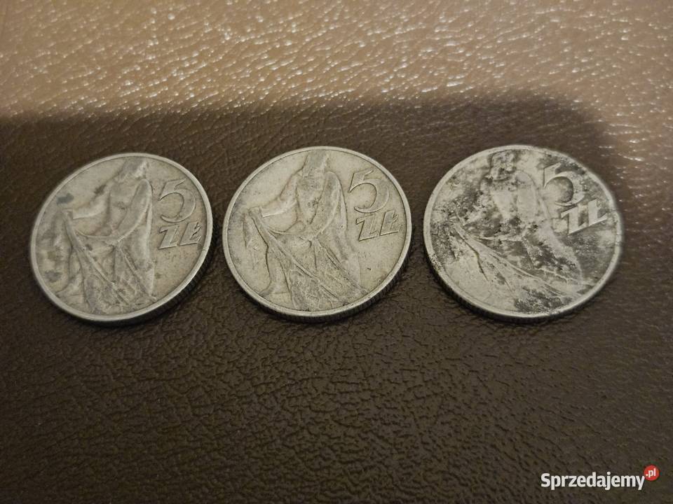 500 Rybak monety z 19731974 i 1960 roku kujawsko-pomorskie Bydgoszcz