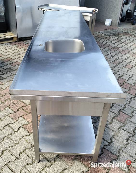 Zlew gastronomiczny 1komorowy 302x70x85 wielkopolskie