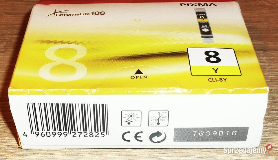 Tusz żółty Canon CLI8Y 0623B001 do drukarki Gliwice