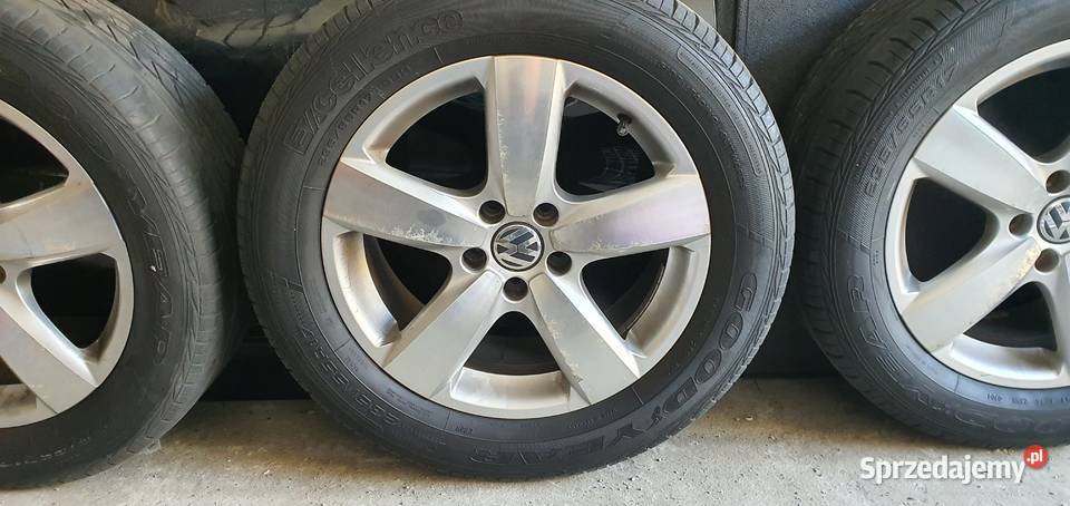 Koła alufelgi VW Tiguan 5x112 17 z GoodYear 235 Jaworzno sprzedam