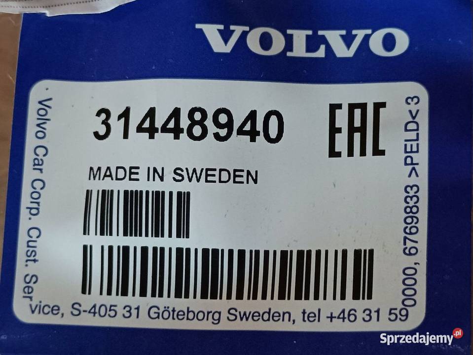 VOLVO XC40 LISTWA SZYBY CZOŁOWEJ PRAWA NOWA Pleszew