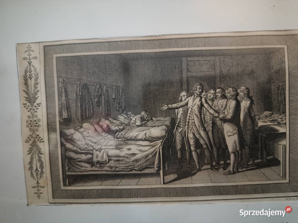 Grafika miedzioryt XVIIIXIX wiek Daniel Opole