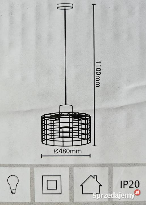 Lampa wisząca Milligan firmy oświetleniowej Eglo Kowal sprzedam