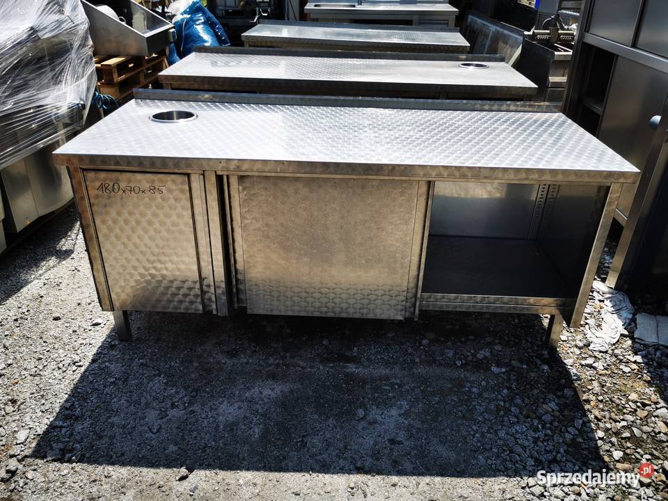 Stół roboczy drzwi suwane 180x70x85 sprzedam