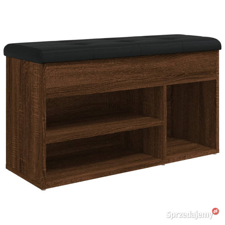 Ławka na buty brązowy dąb 82x32x455 WM835032 Warszawa