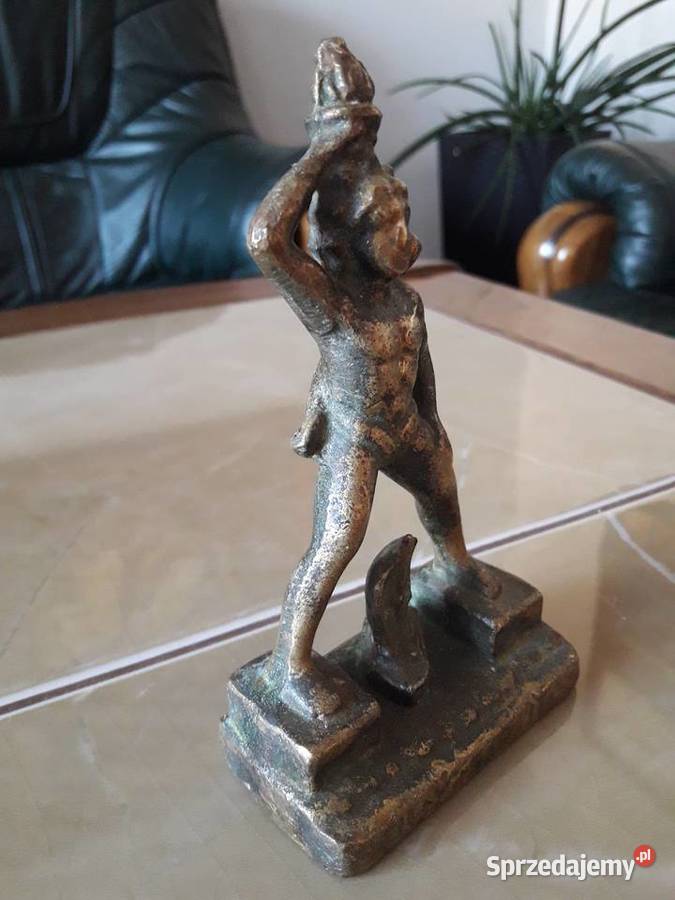 Kolos z Rodos brąz mosiądz Janów Lubelski