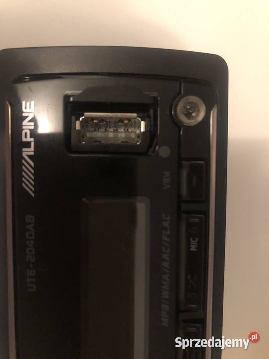 Alpine UTE204DAB Aux mp3 radioodtwarzacz Kielce sprzedam