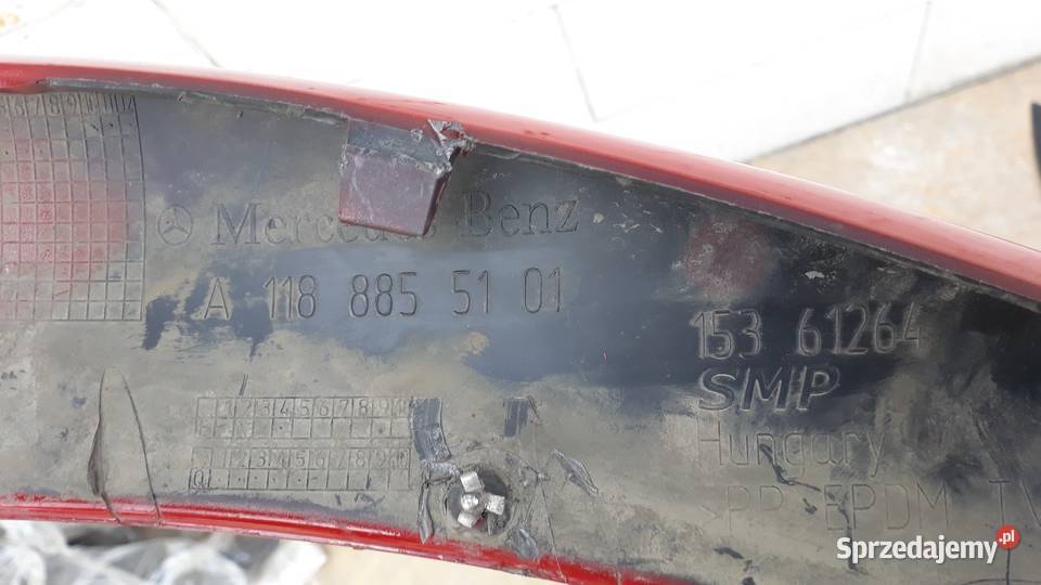 MERCEDES CLA 118 AMG LISTWA ZDERZAKA LEWA PRZÓD wielkopolskie