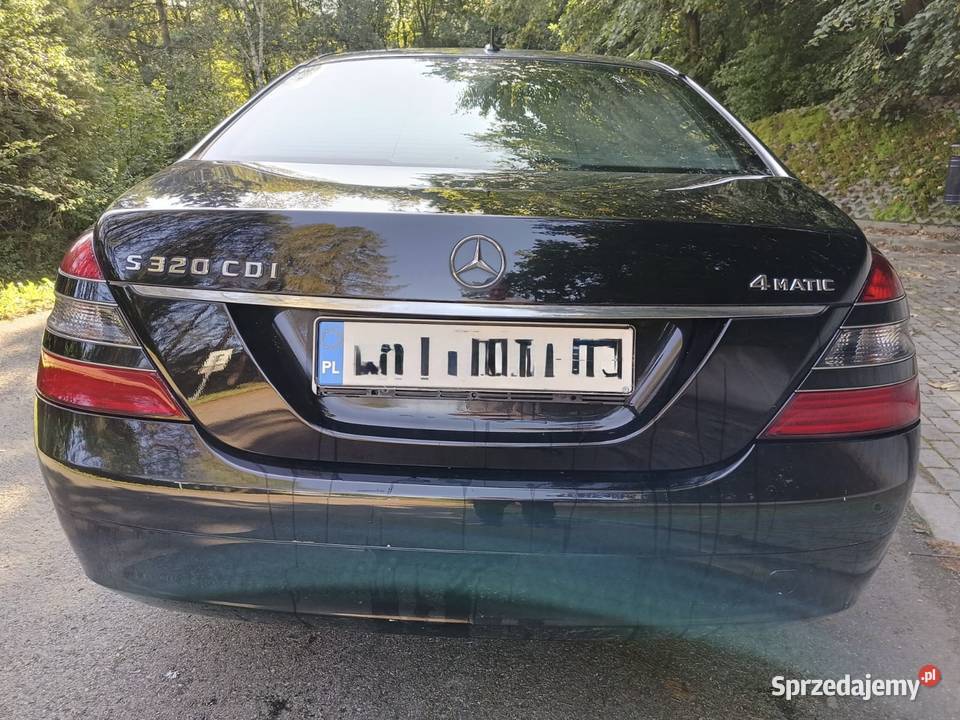 MercedesBenz S 320 CDI 4Matic 7GTRONIC 4x4 ASO nieuszkodzony sprzedam