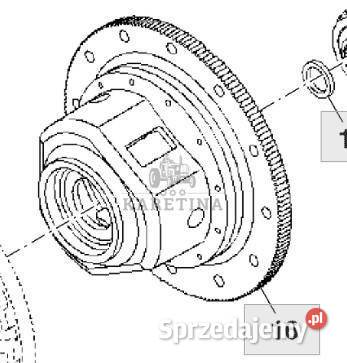 John Deere 8120 8220 8320 Obudowa 174 zęby Jastrzębniki sprzedam
