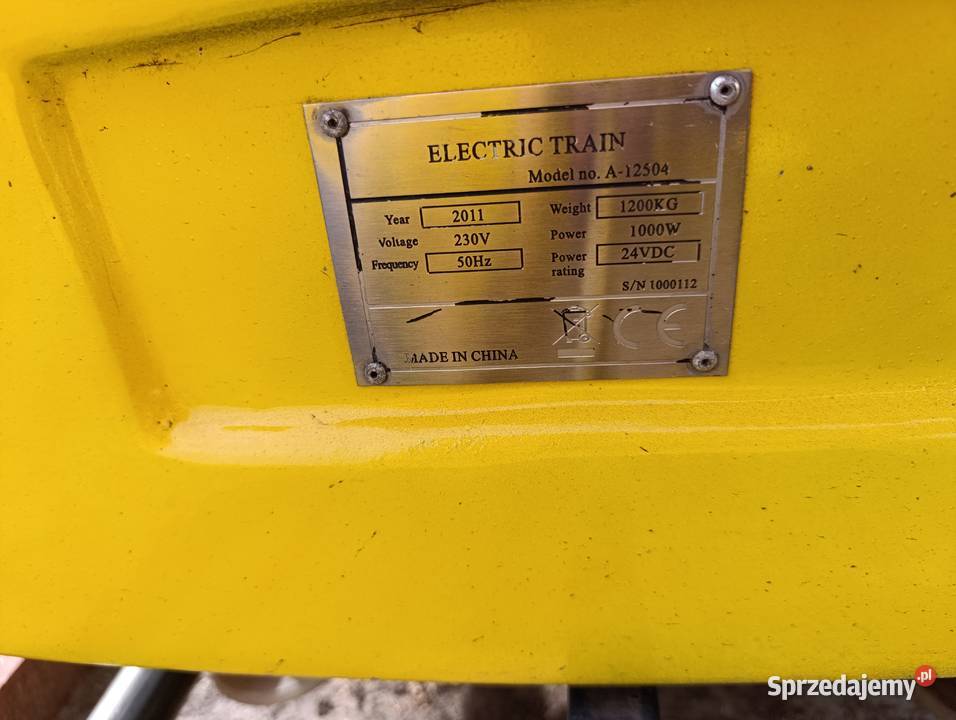 Kolejka urządzenie zarobkowe lunaparków Pozostałe Dąbrowa Górnicza sprzedam