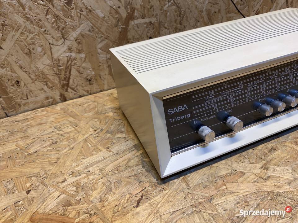 Radio amplituner Saba Tiberg film pokazowy Gałkowice-Ocin