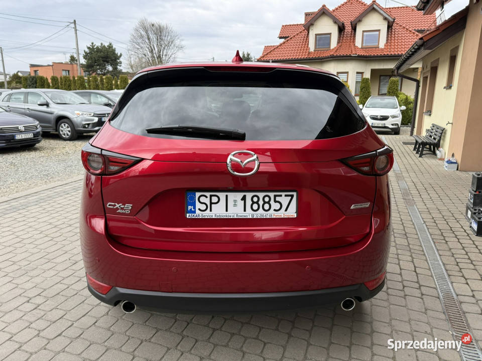 Mazda CX5 22 175 Kraj Serwis Automat II 2017 światła przeciwmgielne Orzech