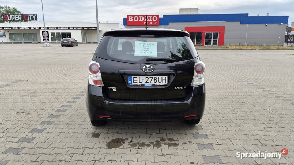 Toyota Verso 20 d4d 6 biegów 7 osób welurowa tapicerka Hrubieszów sprzedam