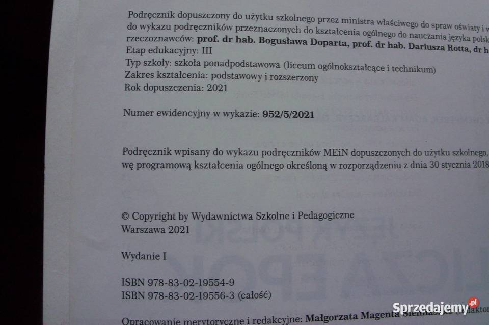 Oblicza Epok 31 i 32Podręcznik do liceum i Białystok
