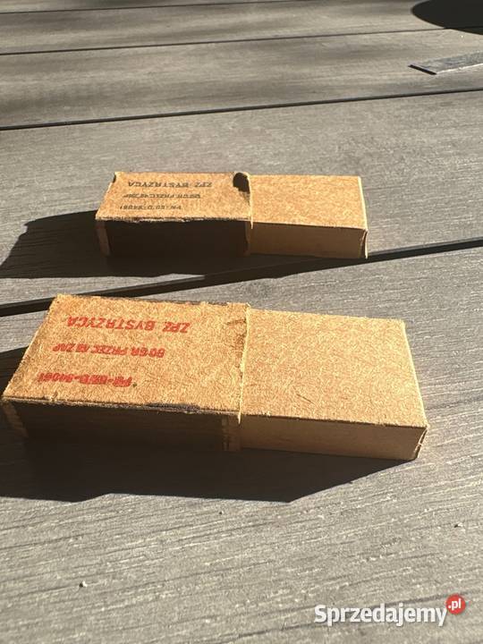 ZPZ BYSTRZYCa pudełka zapałkach zestaw