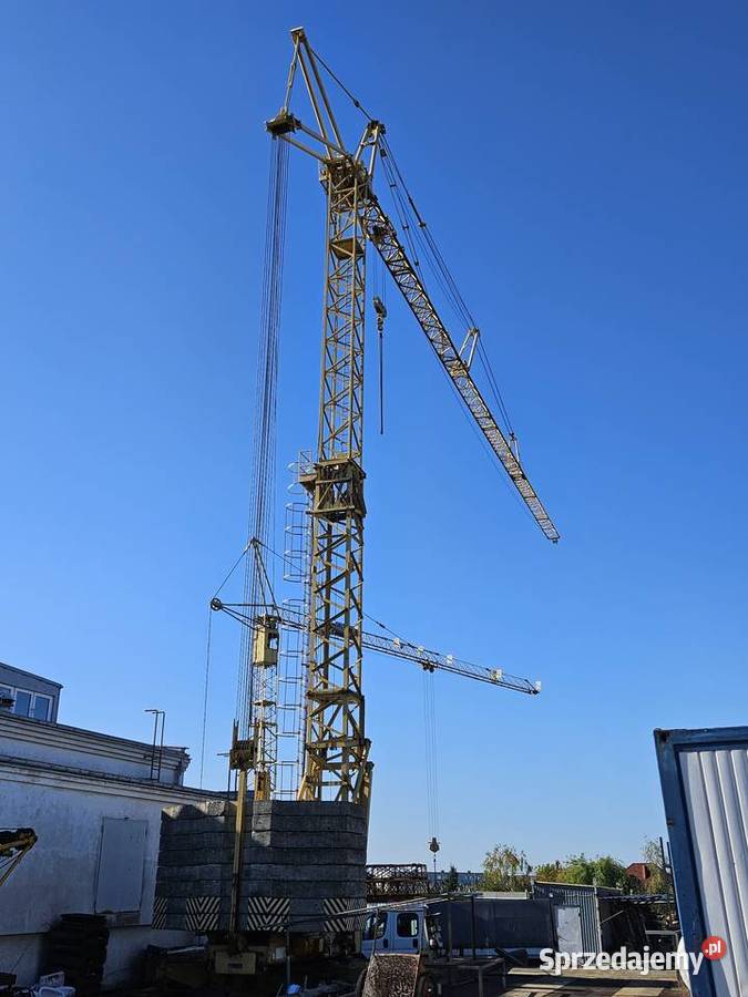 Żuraw wieżowy szybkomontujący POTAIN GTMR 366A wielkopolskie Koło