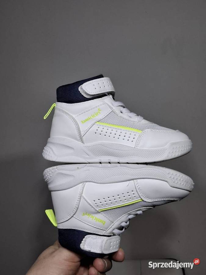 Bekkin 27 białe sportowe buciki dziecięce Kraków sprzedam