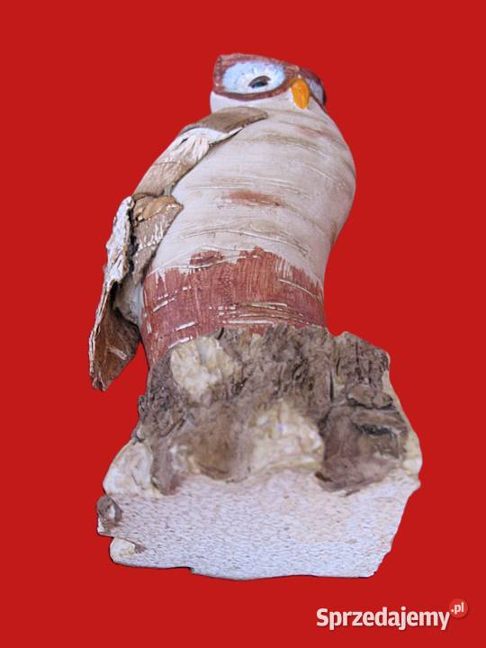 Sowa Ładna Figurka Twarda masa 18 x 8 x 8 mazowieckie Siedlce