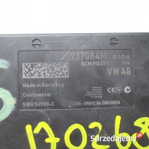 MODUŁ STEROWNIK BORDNETZ VW AUDI SEAT 5Q0937084M Rakoniewice sprzedam